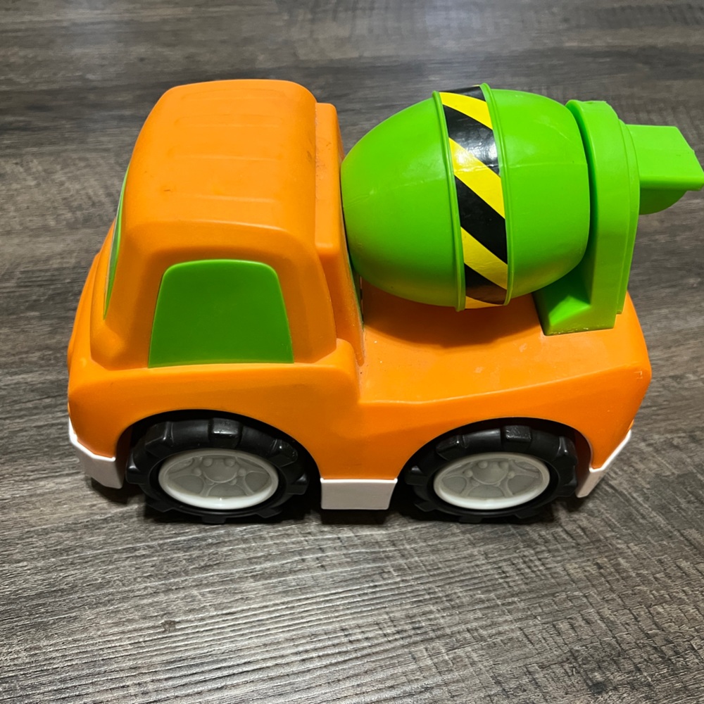 Mixer truck plastic toy